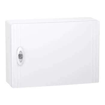 Schneider PrismaSeT XS LVSXQ118 elosztószekrény, teli ajtó, falon kívüli szerelés, 1x18 modul