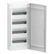 Schneider PrismaSeT XS LVSXQ413 elosztószekrény, teli ajtó, falon kívüli szerelés, 4x13 modul