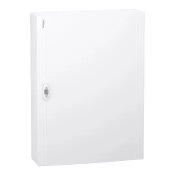 Schneider PrismaSeT XS LVSXQ424 elosztószekrény, teli ajtó, falon kívüli szerelés, 4x24 modul