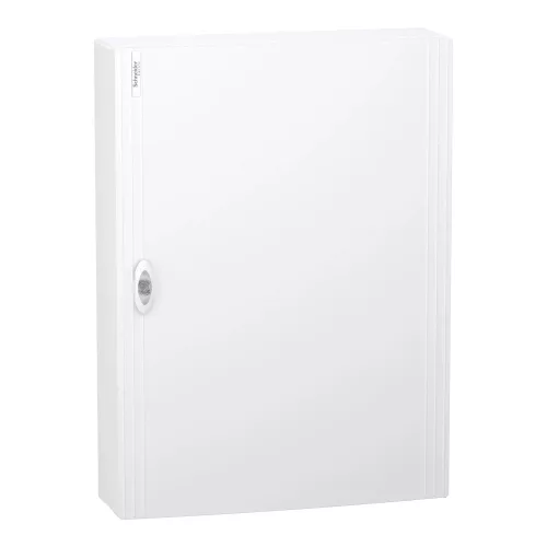 Schneider PrismaSeT XS LVSXQ424 elosztószekrény, teli ajtó, falon kívüli szerelés, 4x24 modul
