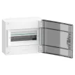 Schneider PrismaSeT XS LVSXR113 elosztószekrény, füstszínű átlátszó ajtó, falon kívüli szerelés, 1x13 modul