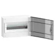 Schneider PrismaSeT XS LVSXR118 elosztószekrény, füstszínű átlátszó ajtó, falon kívüli szerelés, 1x18 modul