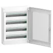Schneider PrismaSeT XS LVSXR424 elosztószekrény, átlátszó ajtó, falon kívüli szerelés, 4x24 modul