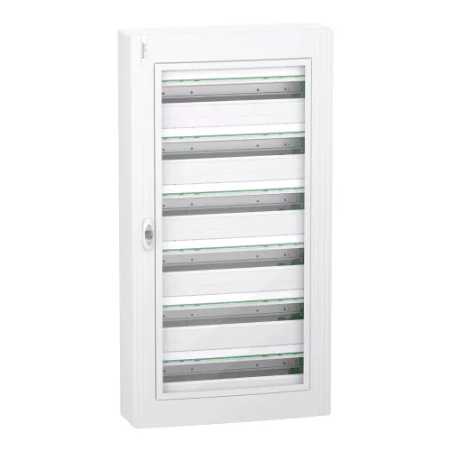 Schneider PrismaSeT XS LVSXR624 elosztószekrény, átlátszó ajtó, falon kívüli szerelés, 6x24 modul