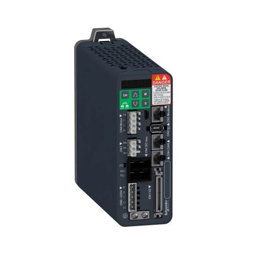 Schneider LXM28EU10M3X Lexium 28 szervohajtás, 1000 W, 1/3f, 230 VAC, 1x Modbus, 2x EtherCAT