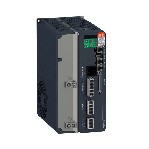 Schneider LXM28EU30M3X Lexium 28 szervohajtás, 3000 W, 1/3f, 230 VAC, 1x Modbus, 2x EtherCAT