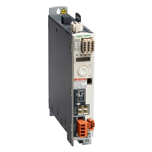 Schneider LXM32CD12N4 Lexium 32 szervohajtás, 900 W, 3f, 480 VAC, Modbus, +/-10V, impulzus vezérlés