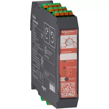   Schneider Electric LZ8H2X43BD TeSys H Safety STO kompakt forgásirányváltó motorvezérlő 0,75kW 24VDC, rugós