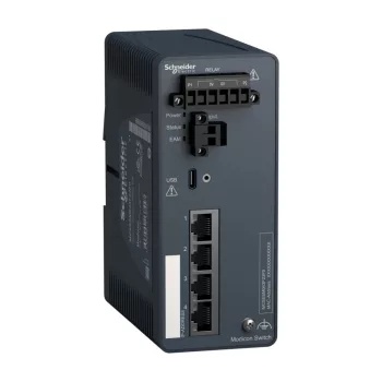   Schneider Electric MCSESM043F23F0 Modicon switch, TCP/IP, menedzselhető, 4TX