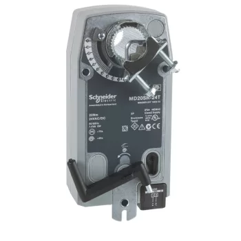   Schneider Electric MD10SR-24M Rugóvisszatérítéses zsalumozgató, 10 Nm, 24VAC táp, 2-10V kimenet