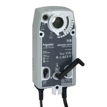   Schneider Electric MD20SR-24TS Rugóvisszatérítéses zsalumozgató, 20 Nm, 24VAC táp, Nyit/Zár kimenet, végálláskapcsolóval