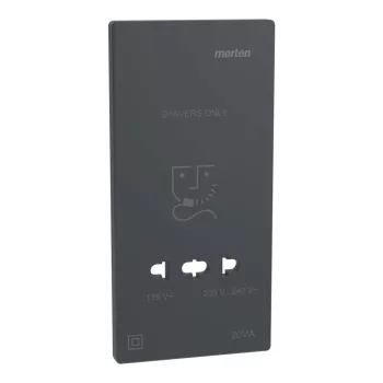   Schneider Electric Merten MEG2109-3434 fedlap borotva aljzathoz  antracit - System-D (D-Life / D-Antik)