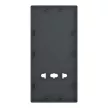 Schneider Electric Merten MEG2109-3434 fedlap borotva aljzathoz  antracit - System-D (D-Life / D-Antik)