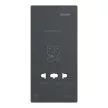 Schneider Electric Merten MEG2109-3434 fedlap borotva aljzathoz  antracit - System-D (D-Life / D-Antik)