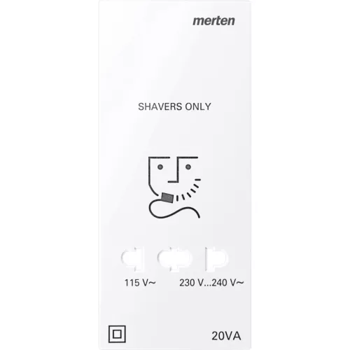 Schneider Electric Merten MEG2109-3435 fedlap borotva aljzathoz  lótuszfehér - System-D (D-Life / D-Antik)