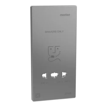   Schneider Electric Merten MEG2109-3436 fedlap borotva aljzathoz  acél - System-D (D-Life / D-Antik)