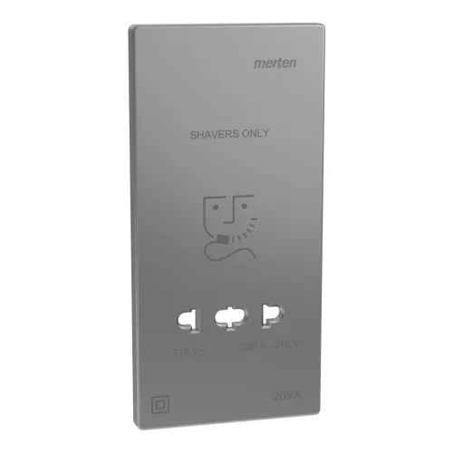 Schneider Electric Merten MEG2109-3436 fedlap borotva aljzathoz  acél - System-D (D-Life / D-Antik)