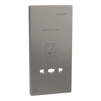   Schneider Electric Merten MEG2109-3450 fedlap borotva aljzathoz  nikkel - System-D (D-Life / D-Antik)