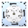 Schneider Electric Merten MEG2301-6050 Földelt csatlakozóaljzat 2P+F (dugalj), nikkel burkolattal, keret nélkül, süllyesztett, rugós bekötés, 16A 250V - System-D (D-Life / D-Antik)