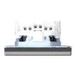 Schneider Electric Merten MEG2301-6050 Földelt csatlakozóaljzat 2P+F (dugalj), nikkel burkolattal, keret nélkül, süllyesztett, rugós bekötés, 16A 250V - System-D (D-Life / D-Antik)