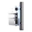Schneider Electric Merten MEG2301-6050 Földelt csatlakozóaljzat 2P+F (dugalj), nikkel burkolattal, keret nélkül, süllyesztett, rugós bekötés, 16A 250V - System-D (D-Life / D-Antik)