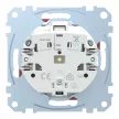 Schneider Electric Merten MEG2302-0306 Feliratozható földelt csatlakozóaljzat 2P+F (dugalj), biztonsági zsaluval, piros burkolattal, keret nélkül, süllyesztett, rugós bekötés, 16A 250V - System-M (M-Plan / M-Pure / M-Smart)