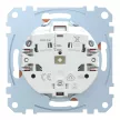Schneider Electric Merten MEG2303-0302 Feliratozható földelt csatlakozóaljzat 2P+F (dugalj), biztonsági zsaluval, jelzőfénnyel, narancs burkolattal, keret nélkül, süllyesztett, rugós bekötés, 16A 250V - System-M (M-Plan / M-Pure / M-Smart)