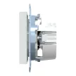 Schneider Electric Merten MEG2303-0325 Feliratozható földelt csatlakozóaljzat 2P+F (dugalj), biztonsági zsaluval, jelzőfénnyel, aktívfehér burkolattal, keret nélkül, süllyesztett, rugós bekötés, 16A 250V - System-M (M-Plan / M-Pure / M-Smart)