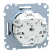 Schneider Electric Merten MEG2303-0414 Feliratozható földelt csatlakozóaljzat 2P+F (dugalj), biztonsági zsaluval, jelzőfénnyel, antracit burkolattal, keret nélkül, süllyesztett, rugós bekötés, 16A 250V - System-M (M-Plan / M-Pure / M-Smart)