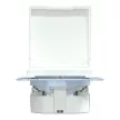 Schneider Electric Merten MEG2310-0325 Földelt csatlakozóaljzat 2P+F (dugalj), biztonsági zsaluval, csapófedéllel, aktívfehér burkolattal, keret nélkül, süllyesztett, rugós bekötés, 16A 250V - System-M (M-Plan / M-Pure / M-Smart)
