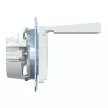 Schneider Electric Merten MEG2310-0325 Földelt csatlakozóaljzat 2P+F (dugalj), biztonsági zsaluval, csapófedéllel, aktívfehér burkolattal, keret nélkül, süllyesztett, rugós bekötés, 16A 250V - System-M (M-Plan / M-Pure / M-Smart)