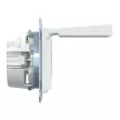 Schneider Electric Merten MEG2311-0325 Földelt csatlakozóaljzat 2P+F (dugalj), csapófedéllel, aktívfehér burkolattal, keret nélkül, süllyesztett, rugós bekötés, 16A 250V - System-M (M-Plan / M-Pure / M-Smart)