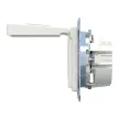 Schneider Electric Merten MEG2312-0319 Feliratozható földelt csatlakozóaljzat 2P+F (dugalj), csapófedéllel, polárfehér burkolattal, keret nélkül, süllyesztett, rugós bekötés, 16A 250V - System-M (M-Plan / M-Pure / M-Smart)