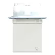 Schneider Electric Merten MEG2314-0319 Földelt csatlakozóaljzat 2P+F (dugalj), vízmentes (IP44), biztonsági zsaluval, csapófedéllel, polárfehér burkolattal, keret nélkül, süllyesztett, rugós bekötés, 16A 250V - System-M (M-Plan / M-Pure / M-Smart)