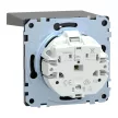 Schneider Electric Merten MEG2314-6052 Földelt csatlakozóaljzat 2P+F (dugalj), vízmentes (IP44), biztonsági zsaluval, csapófedéllel, mokka burkolattal, keret nélkül, süllyesztett, rugós bekötés, 16A 250V - System-D (D-Life / D-Antik)