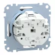 Schneider Electric Merten MEG2351-0414 Földelt csatlakozóaljzat 2P+F (dugalj), biztonsági zsaluval, ruhaszárító gép szimbólummal, antracit burkolattal, keret nélkül, süllyesztett, rugós bekötés, 16A 250V - System-M (M-Plan / M-Pure / M-Smart)