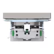 Schneider Electric Merten MEG2367-6050 Földelt csatlakozóaljzat 2P+F (dugalj), biztonsági zsaluval, USB A+C töltővel, nikkel burkolattal, keret nélkül, süllyesztett, rugós bekötés, 16A 250V - System-D (D-Life / D-Antik)
