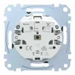 Schneider Electric Merten MEG2400-0414 Földelt csatlakozóaljzat 2P+F (dugalj), biztonsági zsaluval, antracit burkolattal, keret nélkül, süllyesztett, csavaros bekötés, 16A 250V - System-M (M-Plan / M-Pure / M-Smart)