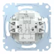 Schenider Electric Merten MEG3055-0000 kettős nyomó, záróérintkezős (NO) betét (2xN101), burkolat és keret nélkül, csavaros bekötés, süllyesztett, 10A 250V