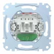 Schenider Electric Merten MEG3102-0000 kétpólusú kapcsoló betét (102), ellenőrzőfénnyel, burkolat és keret nélkül, rugós bekötés, süllyesztett, 10A 250V