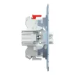Schenider Electric Merten MEG3125-0000 csillárkapcsoló. nulla csatlakozóval betét (105), burkolat és keret nélkül, rugós bekötés, süllyesztett, 10A 250V