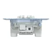 Schenider Electric Merten MEG3135-0000 csillárkapcsoló betét (105), jelzőfénnyel, burkolat és keret nélkül, rugós bekötés, süllyesztett, 10A 250V
