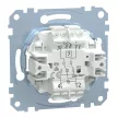 Schenider Electric Merten MEG3137-0000 keresztkapcsoló betét (107), jelzőfénnyel, burkolat és keret nélkül, rugós bekötés, süllyesztett, 10A 250V