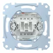 Schenider Electric Merten MEG3154-0000 egypólusú nyomó, nulla csatlakozóval betét (N101), burkolat és keret nélkül, rugos bekötés, süllyesztett, 10A 250V