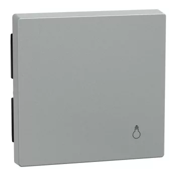   Schneider Electric Merten MEG3302-0460 billentyű lámpajellel alumínium - System-M (M-Plan / M-Pure / M-Smart)