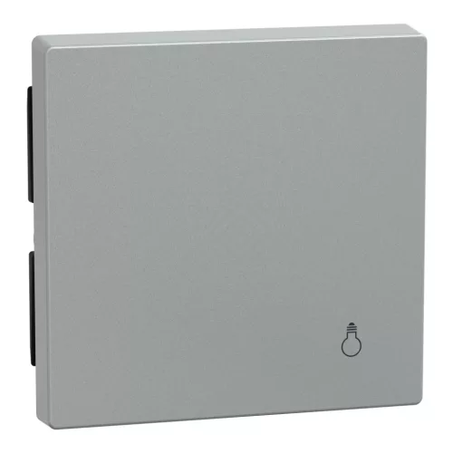 Schneider Electric Merten MEG3302-0460 billentyű lámpajellel alumínium - System-M (M-Plan / M-Pure / M-Smart)