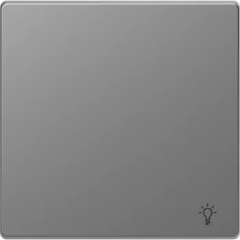   Schneider Electric Merten MEG3302-6036 billentyű lámpajellel acél - System-D (D-Life / D-Antik)