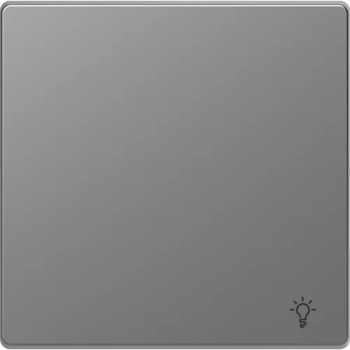 Schneider Electric Merten MEG3302-6036 billentyű lámpajellel acél - System-D (D-Life / D-Antik)