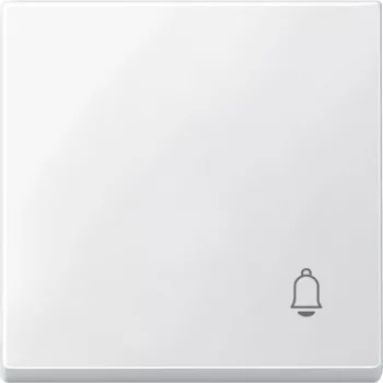Schneider Electric Merten MEG3305-0419 Billentyű, csengőjellel, System-M, mattfehér