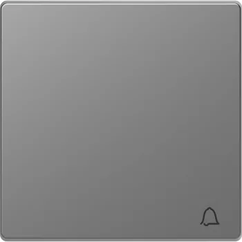   Schneider Electric Merten MEG3305-6036 billentyű csengőjellel acél - System-D (D-Life / D-Antik)